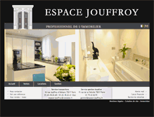 Tablet Screenshot of espacejouffroy.com